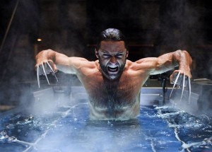 Wolverine bagnato e arrabbiato