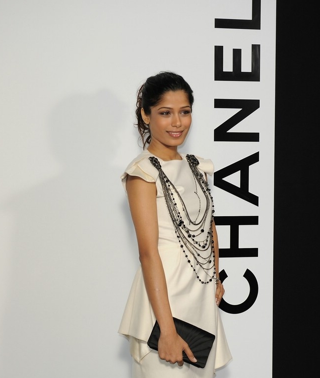 L'attrice durante la settimana della moda parigina per Chanel.