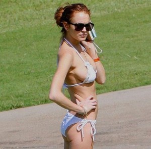 Lindsay Lohan sempre più magra