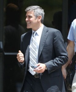 George di nuovo sul set