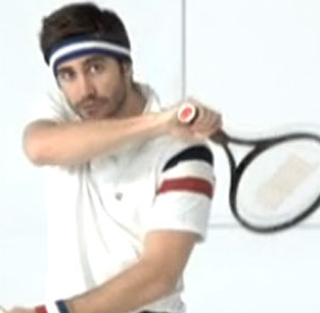 Jake Gyllenhaal tennista