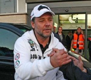 Russell Crowe in concerto a Roma