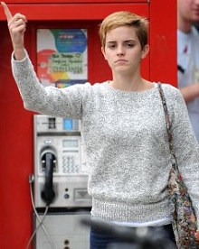 Emma Watson London shopping