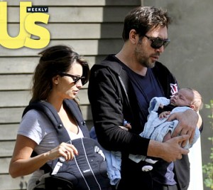 Javier e Penélope perfetti genitori