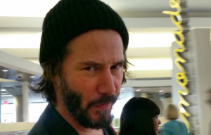 Keanu Reeves è arrivato a Roma