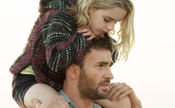 Mckenna Grace as “Mary Adler” and Chris Evans as “Frank Ad
