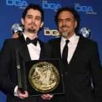 Damien Chazelle and Alejandro G. Inarritu attend the 69th annual DGA Awards in Beverly Hills, California