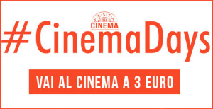Cinemadays, torna il cinema a 3 euro